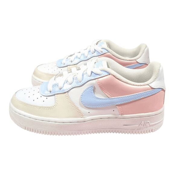 NIKE Air Force 1 "Customized" Sneakers Size 4Y/W5.5 - Picture 2 of 9